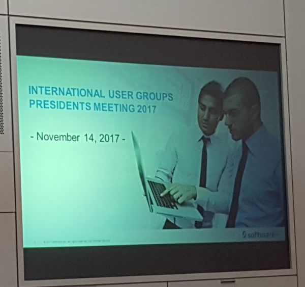 Welcome to the International User Groups Presidents Meeting
